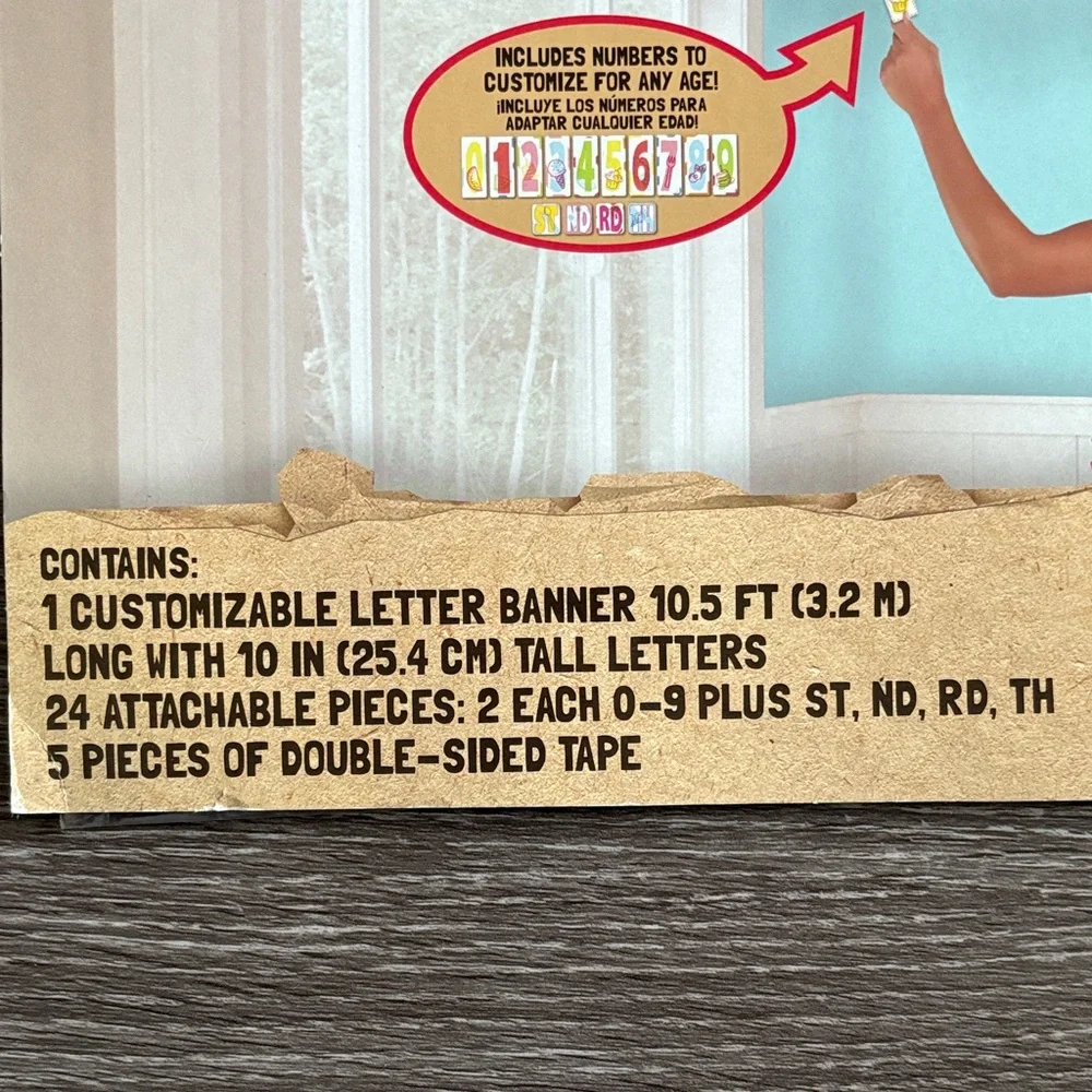 UglyDolls Movie Birthday Add-An-Age Letter Banner Kit, 25 Pc.